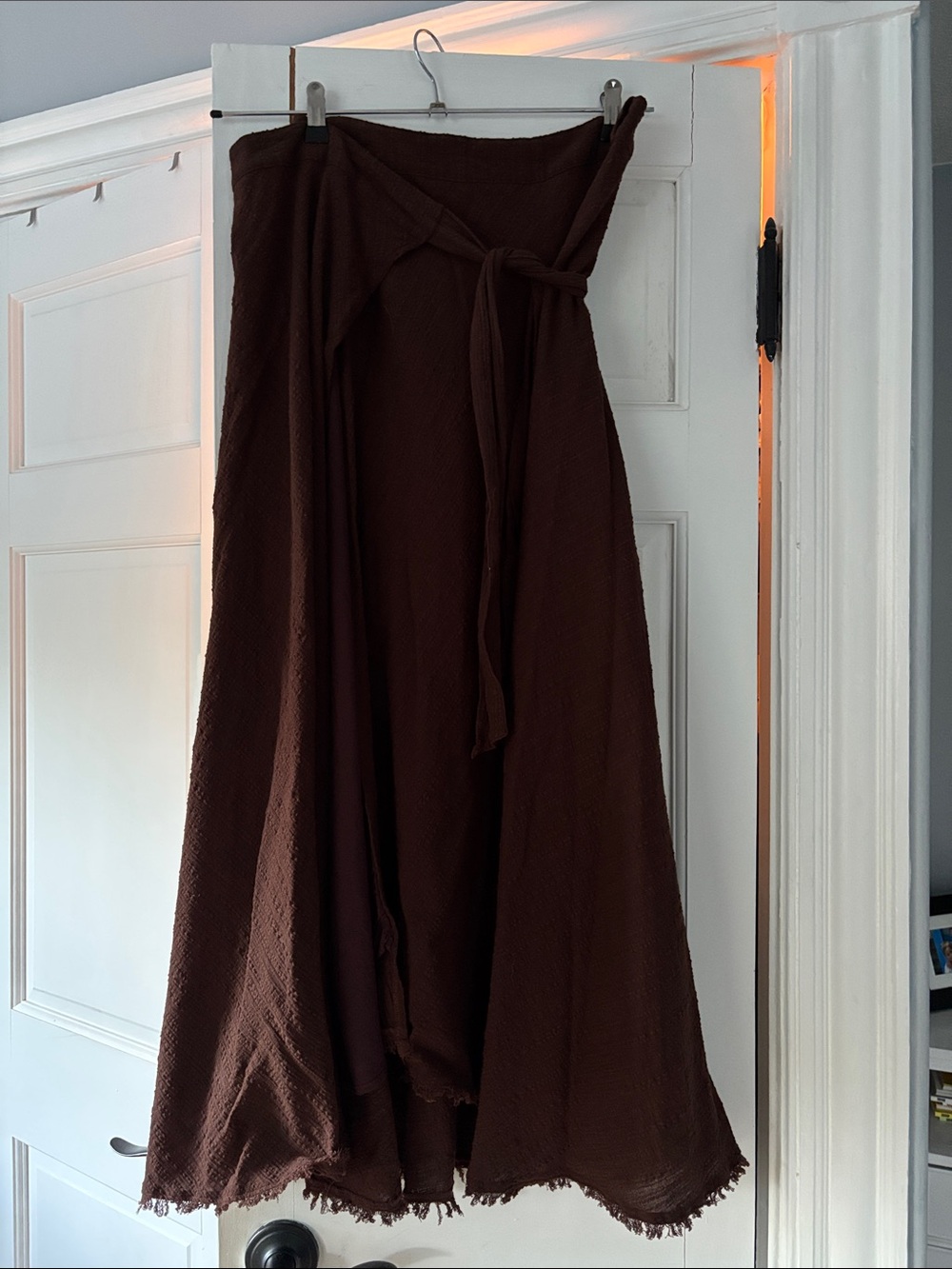 Z Supply Brown Salerno wrap skirt & cropped tank - Picture 5 of 11